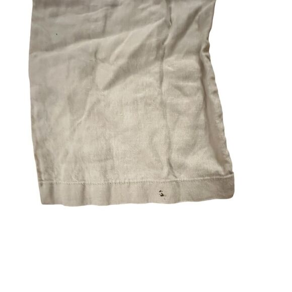 Ellen Tracy ~ 100% Linen Khaki Pull On Pants ~ size S ~ drawstring tie - Picture 12 of 13